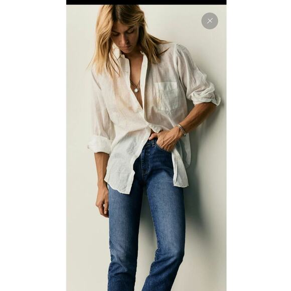 Imogene + Willie Imogene Slim Fit Womens Jean Size 29L Dark Wash Boho Minimalist - Picture 2 of 10